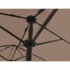 imageGarden Winds Replacement Canopy Compatible with the Real Living Triple Vent Umbrella 15 ft Sold at Big Lots Fits Model Numbers BS17031 BS19080LI BS19080RE BS19080NA BS19080GE BS21107Nutmeg