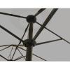 imageGarden Winds Replacement Canopy Compatible with the Real Living Triple Vent Umbrella 15 ft Sold at Big Lots Fits Model Numbers BS17031 BS19080LI BS19080RE BS19080NA BS19080GE BS21107Slate Gray