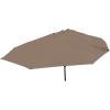 imageGarden Winds Replacement Canopy Compatible with the Real Living Triple Vent Umbrella 15 ft Sold at Big Lots Fits Model Numbers BS17031 BS19080LI BS19080RE BS19080NA BS19080GE BS21107Nutmeg