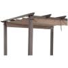 imageGarden Winds Replacement Canopy Top Cover for Home Depot Hampton Bay GFM00467F Pergola  Standard 350 Fabric BeigeClassic Sand Beige