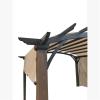 imageGarden Winds Replacement Canopy Top Cover for The Garden Treasures LPG152PSTB AR Freestanding Pergola  RipLock 350Classic Sand Beige
