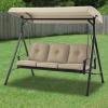 imageGarden Winds Replacement Canopy for Belden Park Swing Version I  Will fit Model RUS498X only  Check Size Before Purchase Measures 76quot x 48quot