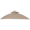 imageGarden Winds Replacement Canopy for The Windsor Grill Gazebo  Riplock 350  Beige  Will ONLY FIT Model LGG054PST Will NOT FIT Any Other ModelBeige