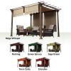 imageGarden Winds Universal Replacement Canopy Top Cover for Pergolas  NutmegGreen