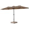 imageGarden Winds Replacement Canopy Compatible with the Real Living Triple Vent Umbrella 15 ft Sold at Big Lots Fits Model Numbers BS17031 BS19080LI BS19080RE BS19080NA BS19080GE BS21107Nutmeg