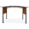 imageGarden Winds Replacement Canopy Top Cover Compatible with The ALDI Gardenline Belavi and Shoprite Pergola 49964 23700  Standard 350Classic Sand Beige