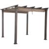 imageGarden Winds Replacement Canopy Top Cover for Home Depot Hampton Bay GFM00467F Pergola  Standard 350 Fabric BeigeBeige