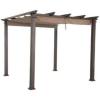 imageGarden Winds Replacement Canopy Top Cover for Home Depot Hampton Bay GFM00467F Pergola  Standard 350 Fabric BeigeClassic Sand Beige