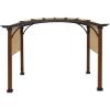 imageGarden Winds Replacement Canopy Top Cover for The Garden Treasures LPG152PSTB AR Freestanding Pergola  RipLock 350Classic Sand Beige
