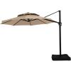 imageGarden Winds Replacement Canopy Top Cover for the Lowes Offset YJAF819R Umbrella Will Not Fit Any Other Model Read Description Before You BuyBeige