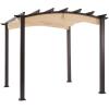 imageGarden Winds Replacement Canopy for The Hampton Bay Arched Pergola  Riplock 350  NutmegBeige