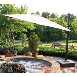 imageGarden Winds GO 10 Ft Square Offset Umbrella Replacement Canopy