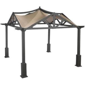 imageGarden Winds GT Pagoda Pergola Replacement Canopy Top Cover  RipLock 350Beige