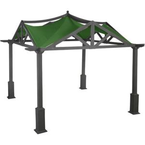 imageGarden Winds GT Pagoda Pergola Replacement Canopy Top Cover  RipLock 350Green