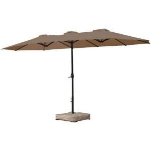 imageGarden Winds Replacement Canopy Compatible with the Real Living Triple Vent Umbrella 15 ft Sold at Big Lots Fits Model Numbers BS17031 BS19080LI BS19080RE BS19080NA BS19080GE BS21107Nutmeg