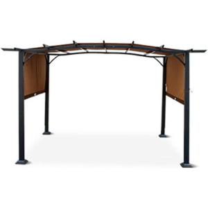 imageGarden Winds Replacement Canopy Top Cover Compatible with The ALDI Gardenline Belavi and Shoprite Pergola 49964 23700  Standard 350Beige