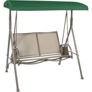 imageGarden Winds Replacement Canopy Top Cover for Garden Treasures SS909E1 Swing  RipLock 350  Slate GrayGreen