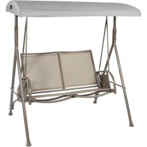 imageGarden Winds Replacement Canopy Top Cover for Garden Treasures SS909E1 Swing  RipLock 350  Slate GraySlate Gray