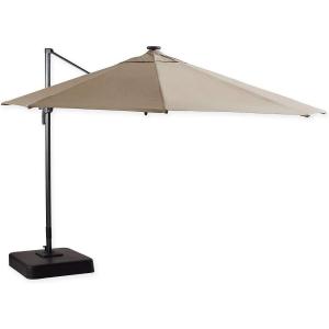 imageGarden Winds Replacement Canopy Top Cover for Single Tier 11 Ft Round Solar Umbrella  RipLock 350
