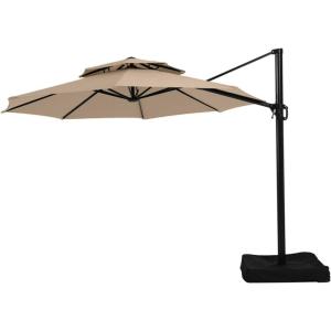 imageGarden Winds Replacement Canopy Top Cover for the Lowes Offset YJAF819R Umbrella Will Not Fit Any Other Model Read Description Before You BuyBeige