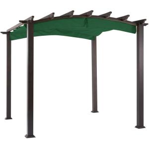 imageGarden Winds Replacement Canopy for The Hampton Bay Arched Pergola  Riplock 350  NutmegGreen