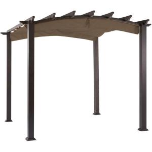 imageGarden Winds Replacement Canopy for The Hampton Bay Arched Pergola  Riplock 350  NutmegNutmeg