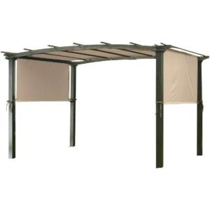 imageGarden Winds Universal Pergola Replacement Canopy  Standard 350  CinnabarBeige
