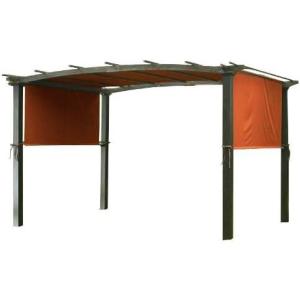 imageGarden Winds Universal Pergola Replacement Canopy  Standard 350  CinnabarTerra Cotta