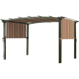 imageGarden Winds Universal Pergola Replacement Canopy  Standard 350  SageStripe Canyon