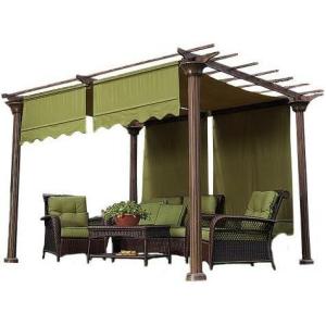 imageGarden Winds Universal Replacement Canopy Top Cover for Pergolas  NutmegSage