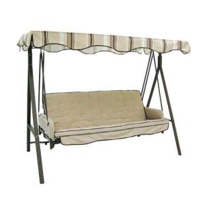 imageReplacement Canopy Top Cover for Garden Treasures Traditional 3 Person Swing  SCGSNV1