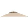 imageGarden Winds Replacement Canopy for Sheridan Grill Gazebo  Riplock 350  BeigeBeige