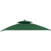 imageGarden Winds Replacement Canopy for Sheridan Grill Gazebo  Riplock 350  BeigeGreen