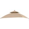 imageGarden Winds Replacement Canopy for The Pinehurst Grill Gazebo  Standard 350  Beige  Will ONLY FIT Model LGG093PSTB Will ONLY FIT IF You Have Horizontal RAILINGS ON Four SidesBeige