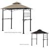 imageGarden Winds Replacement Canopy for The Tile Grill Gazebo  Riplock 350  BeigeBeige