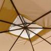 imageReplacement Canopy for A101007600 A101007603 A101007604 Broyhill Eagle Brooke and Ashford GazeboClassic Sand Beige