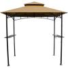 imageGarden Winds Replacement Canopy Top Cover for The Aldi Gardenline Belavi Shoprite Grill Gazebo  Standard 350 Will not fit Any Other Model  Top Tier 34quot x 21quot Bottom Tier 96quot x 60quotClassic Sand Beige