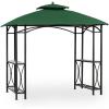 imageGarden Winds Replacement Canopy for Sheridan Grill Gazebo  Riplock 350  BeigeGreen