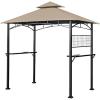 imageGarden Winds Replacement Canopy for The Tile Grill Gazebo  Riplock 350  BeigeBeige