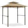 imageReplacement Canopy Top Cover for BBQ Grill Gazebo 5BGZ8217 5KGZ8217  RipLock 350