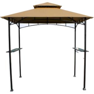 imageGarden Winds Replacement Canopy Top Cover for The Aldi Gardenline Belavi Shoprite Grill Gazebo  Standard 350 Will not fit Any Other Model  Top Tier 34quot x 21quot Bottom Tier 96quot x 60quotClassic Sand Beige