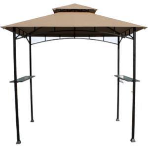 imageGarden Winds Replacement Canopy Top Cover for The Aldi Gardenline Belavi Shoprite Grill Gazebo  Standard 350 Will not fit Any Other Model  Top Tier 34quot x 21quot Bottom Tier 96quot x 60quotBeige New Improved
