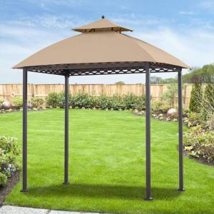 imageGarden Winds Replacement Canopy for The Pinehurst Grill Gazebo  Standard 350  Beige  Will ONLY FIT Model LGG093PSTB Will ONLY FIT IF You Have Horizontal RAILINGS ON Four SidesBeige