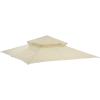 imageGarden Winds Replacement Canopy Top Cover for Summer Veranda Gazebo  Riplock 350  BeigeClassic Sand Beige