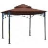 imageGarden Winds Replacement Canopy Top Cover for Summer Veranda Gazebo  Riplock 350  BeigeNutmeg