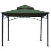 imageGarden Winds Replacement Canopy Top Cover for Summer Veranda Gazebo  Riplock 350  BeigeGreen
