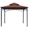 imageGarden Winds Replacement Canopy Top Cover for Summer Veranda Gazebo  Riplock 350  BeigeNutmeg