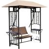 imageGarden Winds Replacement Canopy Top Cover for The Coral Coast Bellora Gazebo Swing  Standard 350