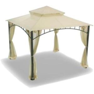 imageGarden Winds Replacement Canopy Top Cover for Summer Veranda Gazebo  Riplock 350  BeigeClassic Sand Beige