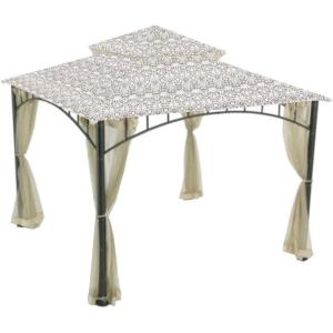 imageGarden Winds Replacement Canopy for Target Madaga Gazebo BeigeDamask Beige